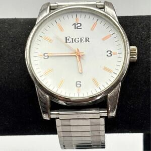 Vintage Silver Eiger Men's Watch